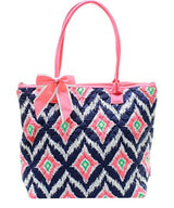 16" Quilted Tote Bag Handbag Purse - Gifts Happen Here