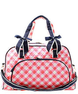 18" Quilted Duffle Tote Bag Kids Girls - Gifts Happen Here