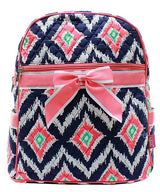 15" Quilted Backpack Bookbag Kids School Tote - Gifts Happen Here