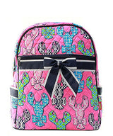 15" Quilted Backpack Bookbag Kids School Tote - Gifts Happen Here