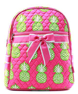 15" Quilted Backpack Bookbag Kids School Tote - Gifts Happen Here