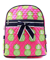 15" Quilted Backpack Bookbag Kids School Tote - Gifts Happen Here