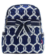 15" Quilted Backpack Bookbag Kids School Tote - Gifts Happen Here