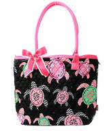 16" Quilted Tote Bag Handbag Purse - Gifts Happen Here