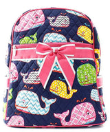 15" Quilted Backpack Bookbag Kids School Tote - Gifts Happen Here