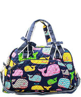 18" Quilted Duffle Tote Bag Kids Girls