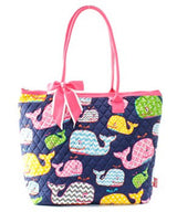 16" Quilted Tote Bag Handbag Purse - Gifts Happen Here